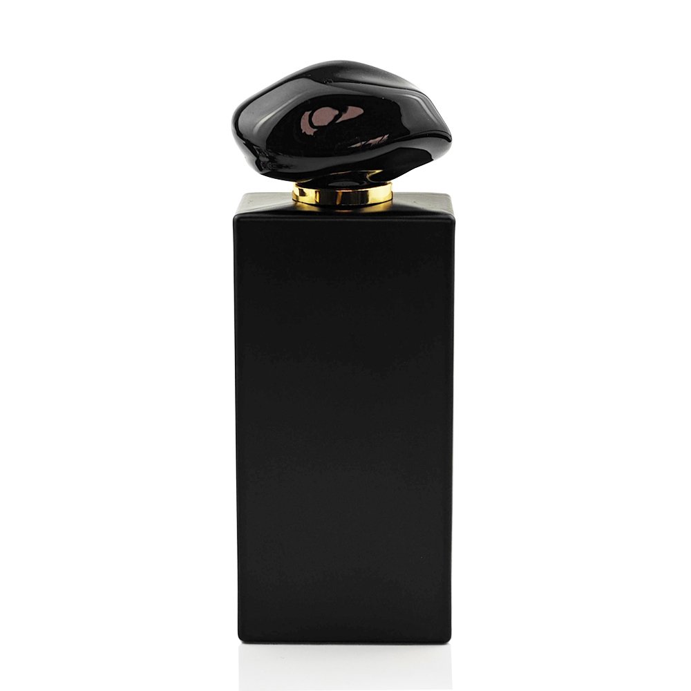 30ml 50ml 100ml men's cologne bottle matte black container perfume glass bottle black with gift paper box and bag