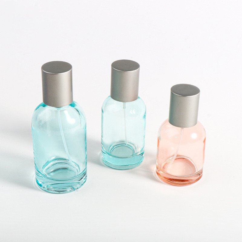 factory custom sale oem new arrival 15 30 50ml reusable cosmetic transparent glass bottles perfume spray container