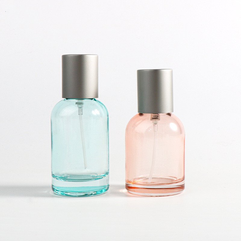 factory custom sale oem new arrival 15 30 50ml reusable cosmetic transparent glass bottles perfume spray container