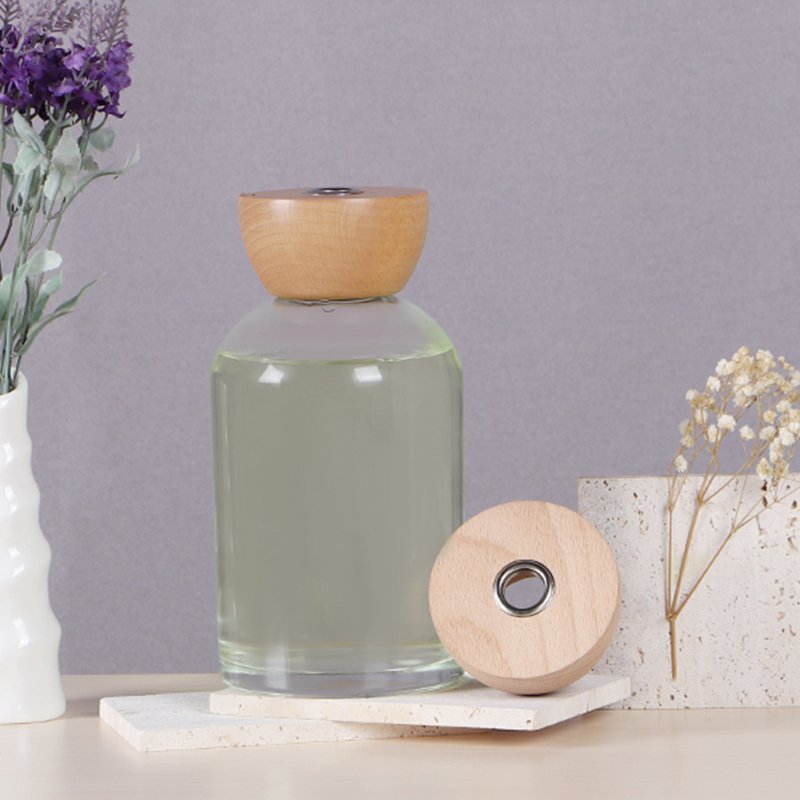 1000ml big decorative reed diffuser bottle round clear aroma diffuser glass bottle