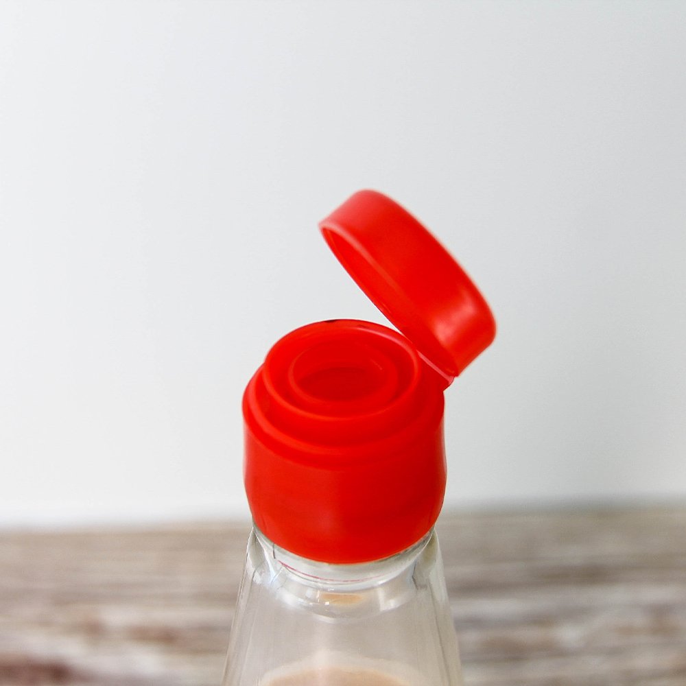 12oz chili sauce glass bottle glass hot sauce bottle with plastic lid