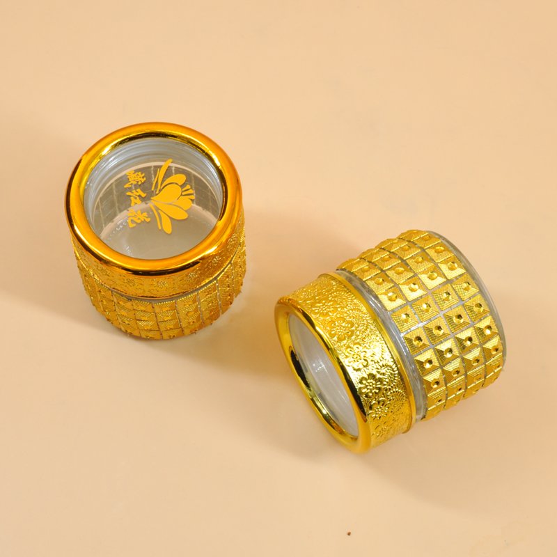 Wholesale 100ml dubai saffron empty glass bottle capsule storage jar glass with screw lid