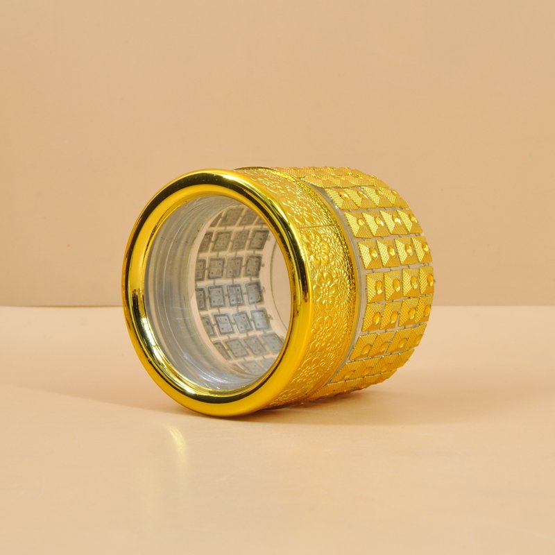 Wholesale 100ml dubai saffron empty glass bottle capsule storage jar glass with screw lid
