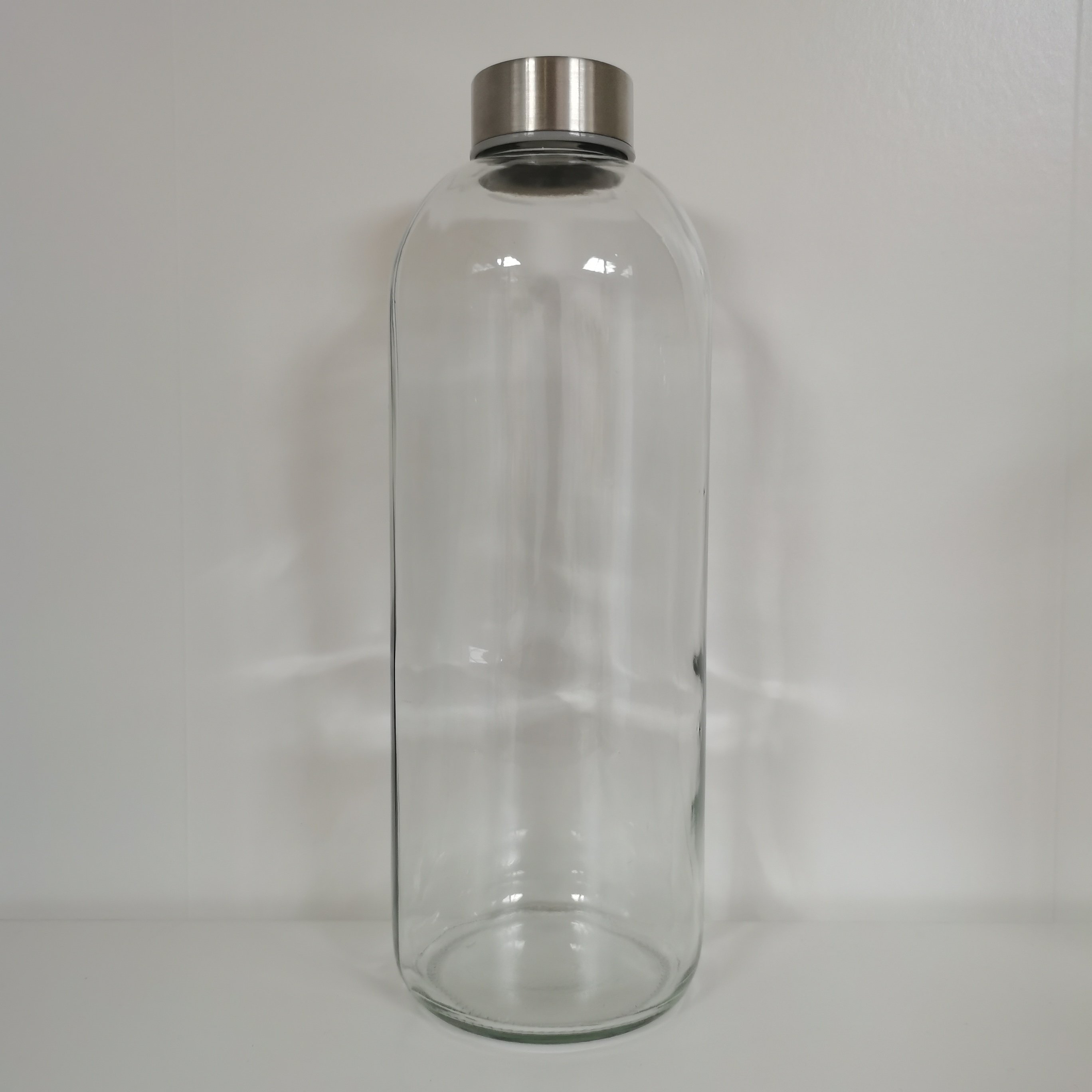 Transparent glass bottle 1000ml Customized Design Available