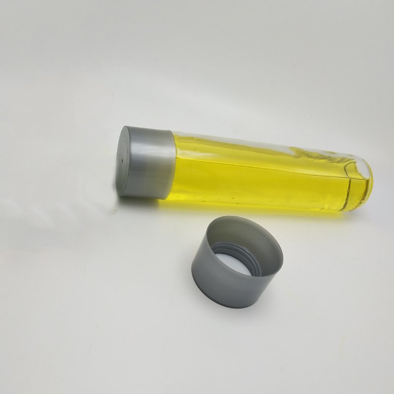 Wholesale Straight Side Cylinder Voss glass Water bottle Mineral Water glass bottle With Cap