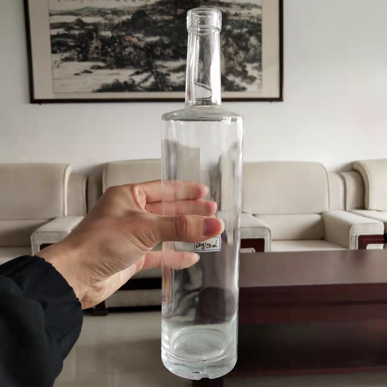 Wholesale and custom vodka whisky brandy glass bottles