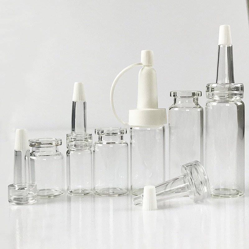 Hot Sale 3ml 5ml 7ml 10ml empty amber medicine glass bottle