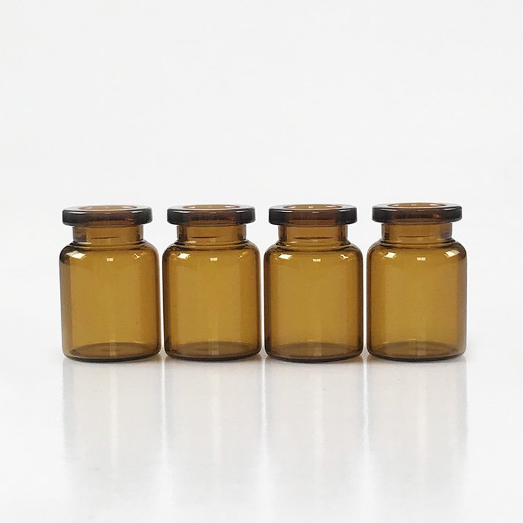 Hot Sale 3ml 5ml 7ml 10ml empty amber medicine glass bottle