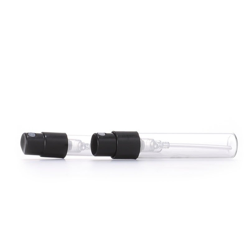 Mini tester Empty 1ml 1.5ml 2ml 1.8ml 2.5ml round fine mist spray perfume sample glass vial pocket sprayer bottle for perfume
