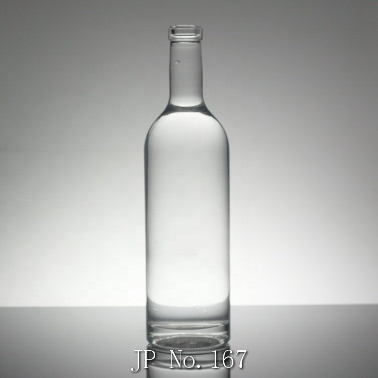 800ml 1000ml 3000ml Big Capacity Whisky Glass Bottle Round 500ml Square Glass Water Bottle