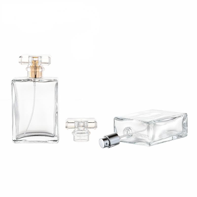 Large capacity 100ml clear glass Glass Spray Bottle Clear Empty Atomizer Perfume Bottle spray women empty fragrance bottle