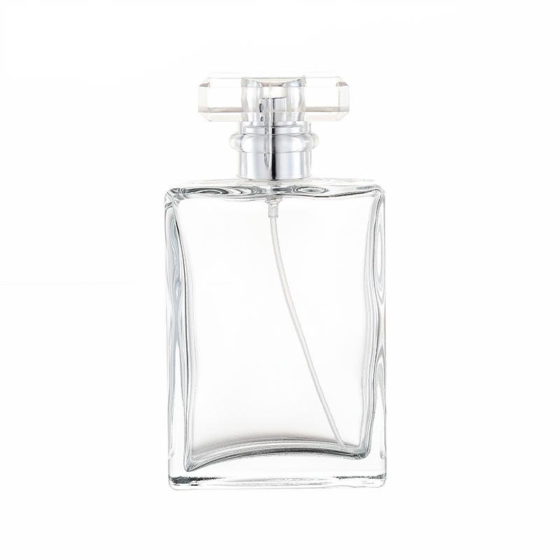 Large capacity 100ml clear glass Glass Spray Bottle Clear Empty Atomizer Perfume Bottle spray women empty fragrance bottle