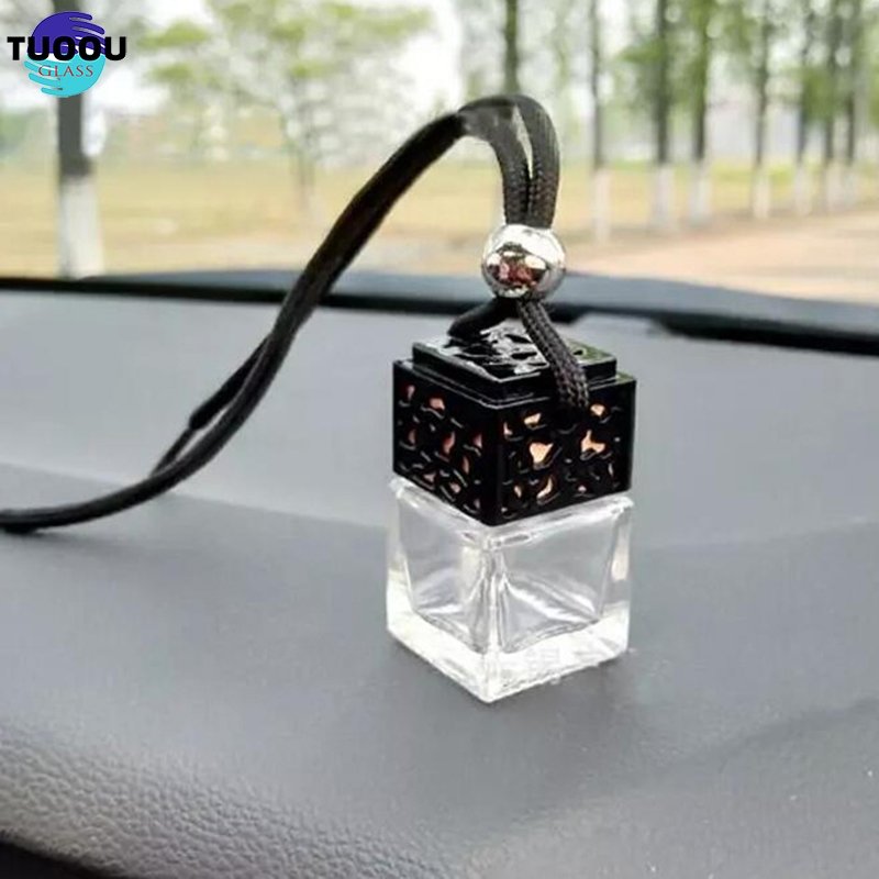 Hot sale Automobile diffusion Glass Car Bottle Perfume container