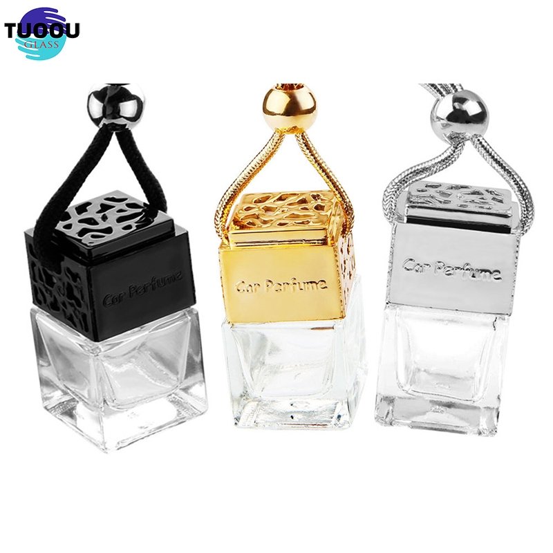Hot sale Automobile diffusion Glass Car Bottle Perfume container