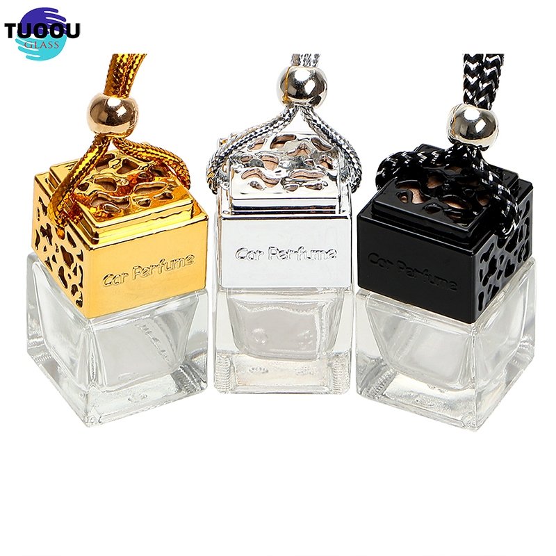 Hot sale Automobile diffusion Glass Car Bottle Perfume container