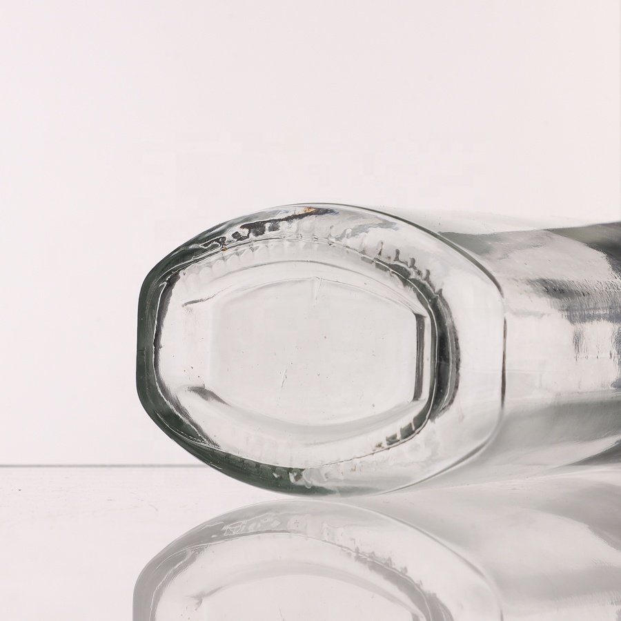 New Coming 200ML 6.7 oz Clear Flat Flask Ice Cold Brew Coffee Glass Bottle Packaging For Sell With Lids