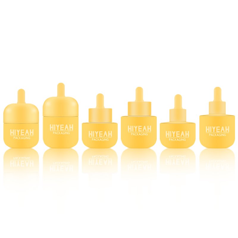 Round Oil Serum Glass Dropper Bottle 30ml Eye Dropper Glass Bottle Pink Black Dropper Bottle For Cosmetic
