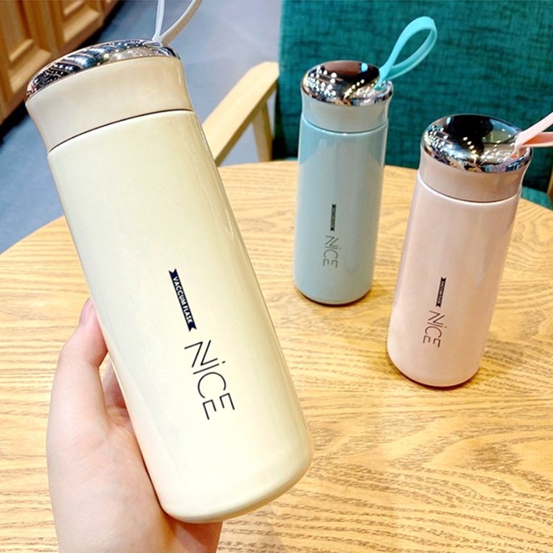 Nice advertising glass liner Children Cute Gift Drinkware Sport Glass Thermos Water Bottle