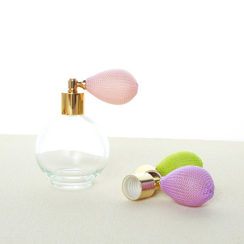 100ml Clear Vintage Style Perfume Bottle Long/Short Spray Tassels Atomizer Pump Refillable Glass Bottles