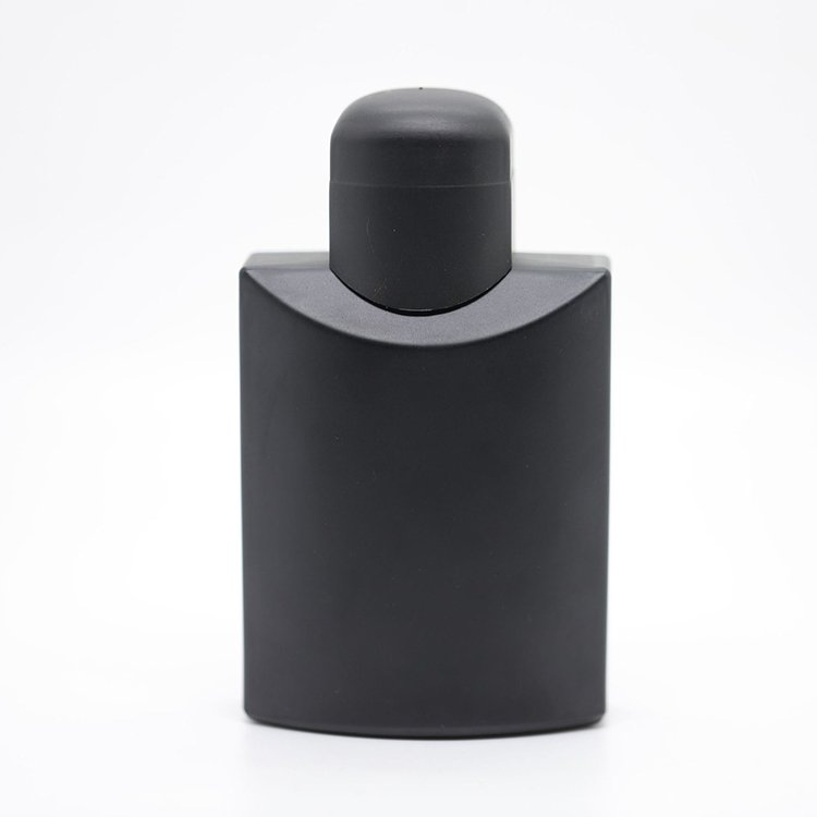 Wholesale Custom OEM ODM Logo 100ml Matte Black Red Fragrance For Men Glass Black Men's Perfume Spray Bottle Packaging With Box