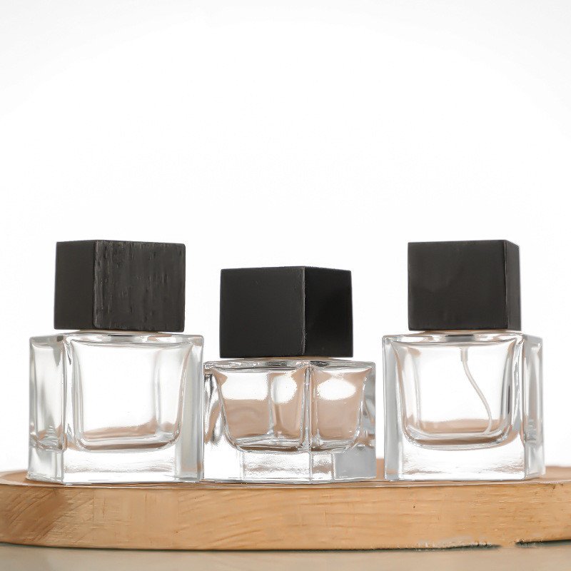 Square Spray 1oz Perfume glass bottles 50ml 100ml perfume bottle parfum luxury perfume empty bottle