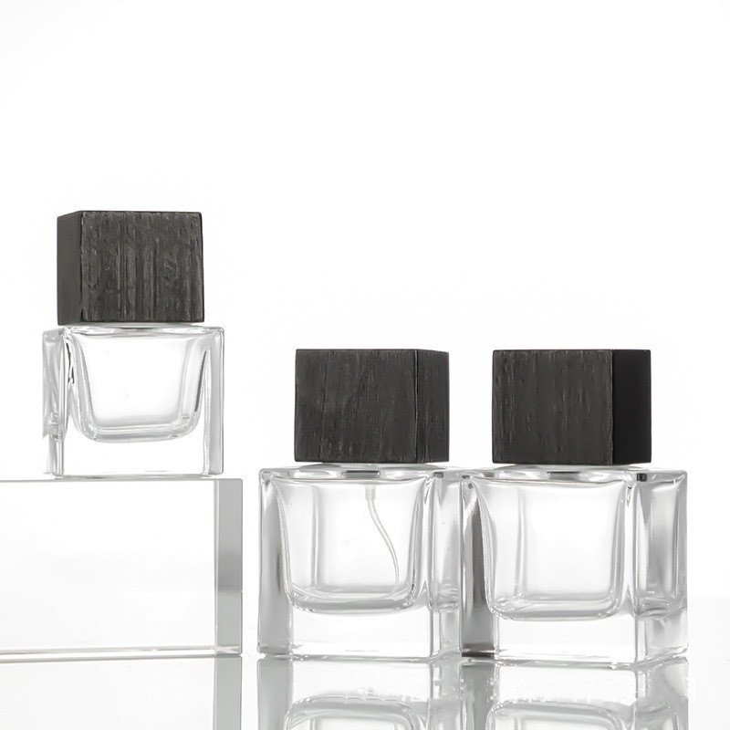 Square Spray 1oz Perfume glass bottles 50ml 100ml perfume bottle parfum luxury perfume empty bottle