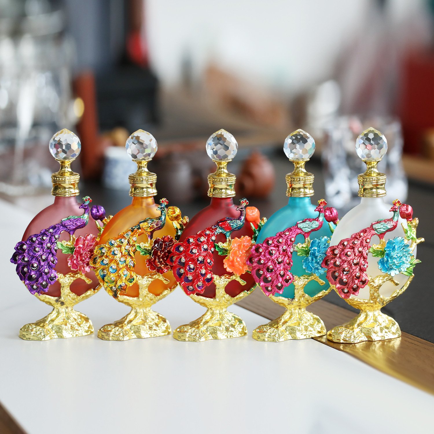 30ML perfume dispenser Jewelry inlay essential oil dispenser empty bottle decorative storage bottle can be customized