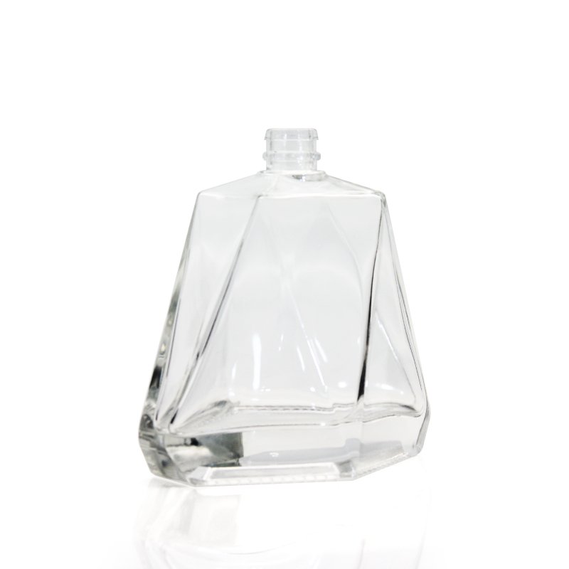 glass bottles manufacturer spirit whisky vodka liquor triangle shape tequila glass bottles