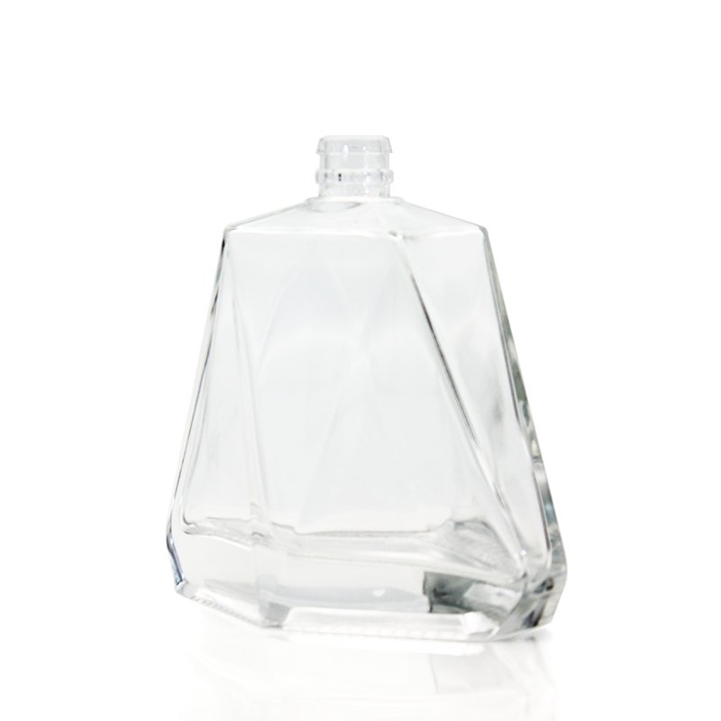 glass bottles manufacturer spirit whisky vodka liquor triangle shape tequila glass bottles