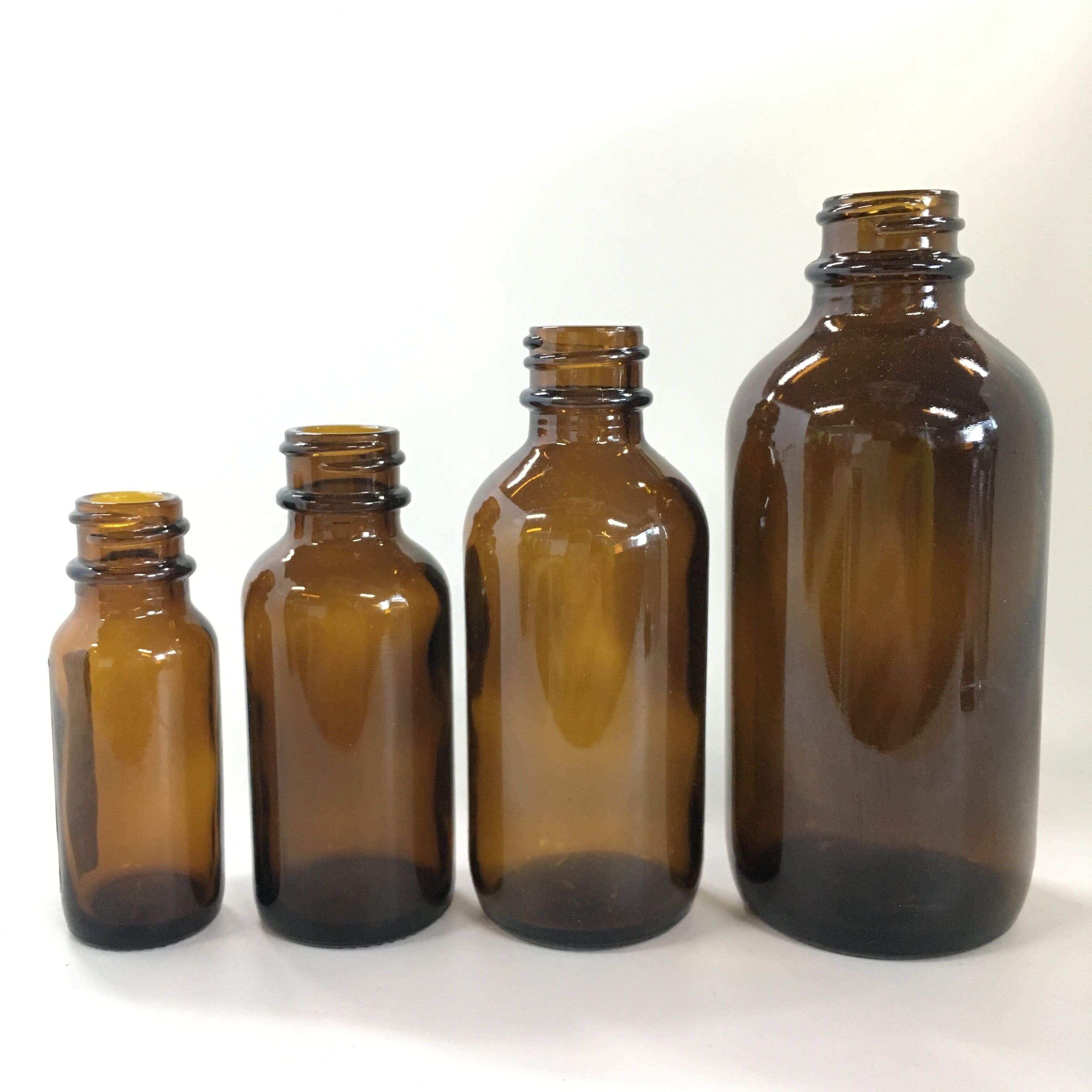 120ml 4oz Amber Euro Glass Dropper Bottle with plastic PP cap for skin care cosmetic container