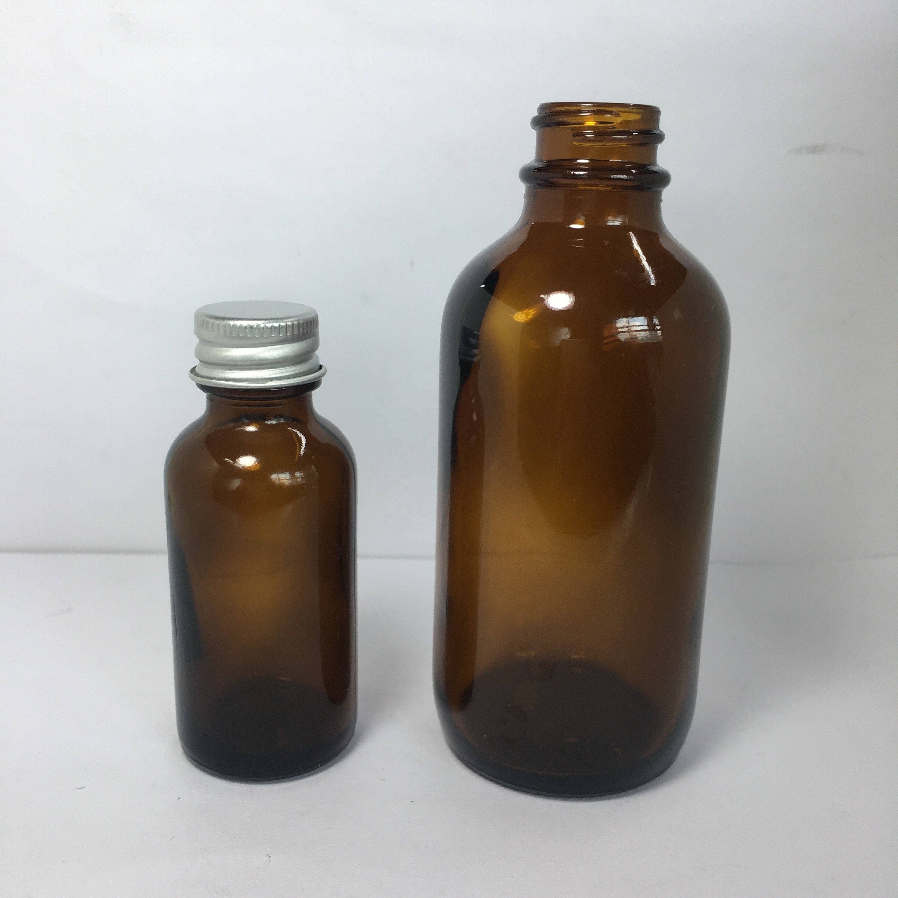 120ml 4oz Amber Euro Glass Dropper Bottle with plastic PP cap for skin care cosmetic container