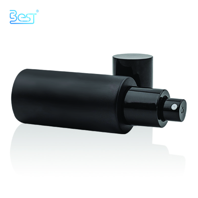 Matte Black Custom Spray 30 ml 50 ml 100 ml Glass Bottle for Cosmetics Toner Deluxe with Pump Spray