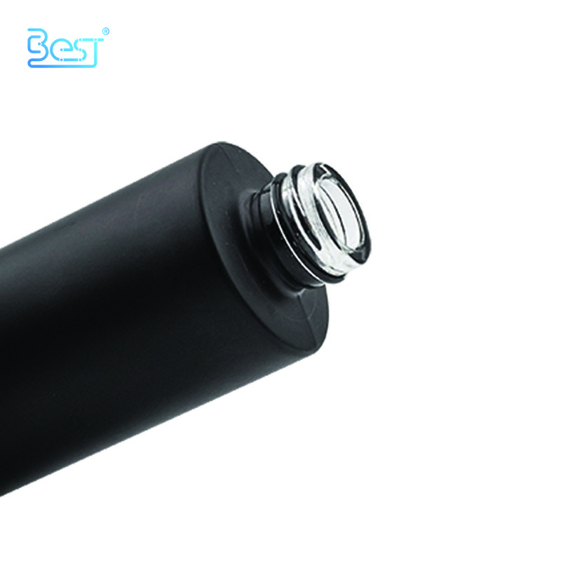 Matte Black Custom Spray 30 ml 50 ml 100 ml Glass Bottle for Cosmetics Toner Deluxe with Pump Spray