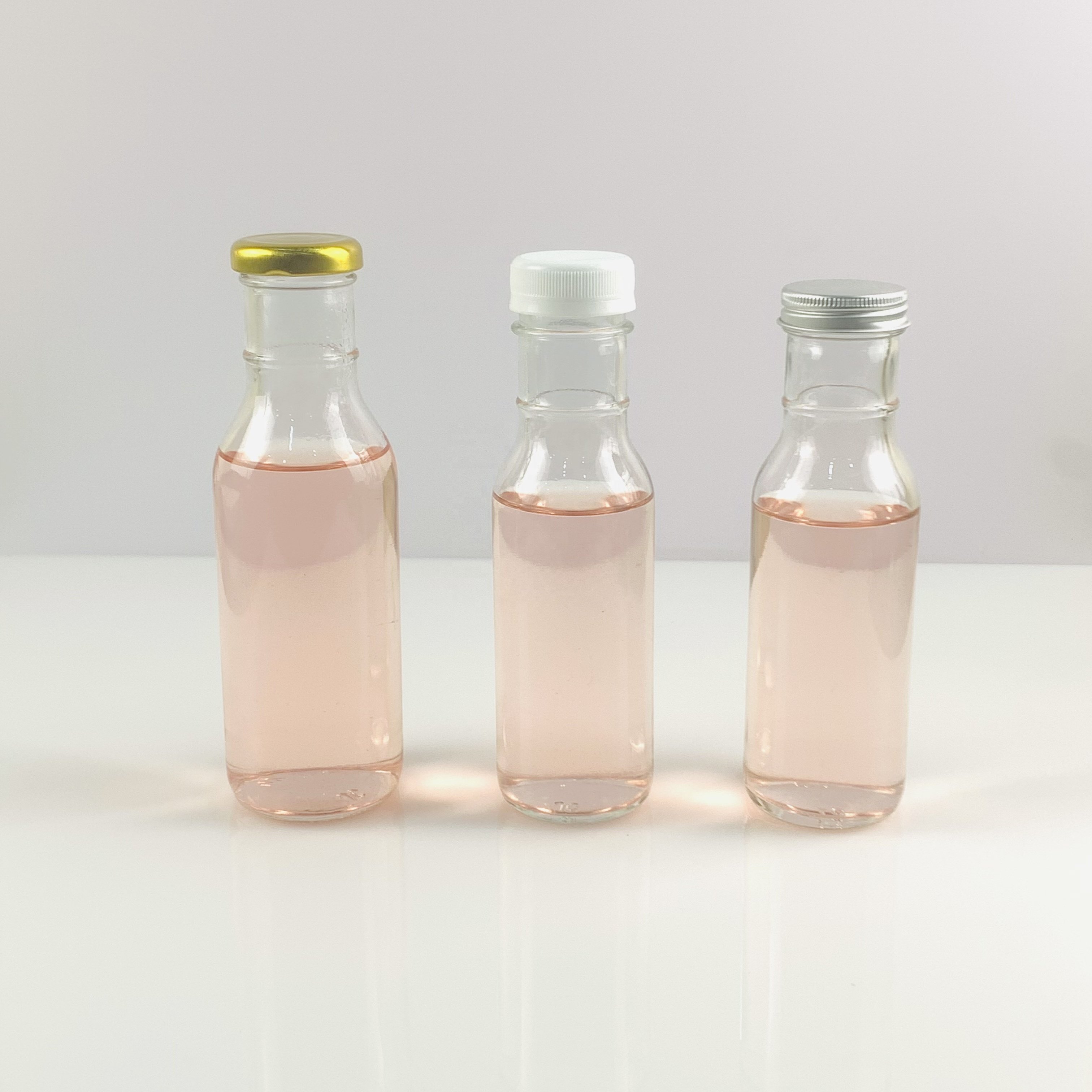 Wholesale Clear 90ml 150ml 250ml Home Made Mini Salad Dressing Sauce Glass Ketchup Bottle with Lid