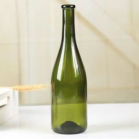 Wholesale brown dark green Wine bottle 750ml 1000ml California Burgundy champagne glass red wine bottle