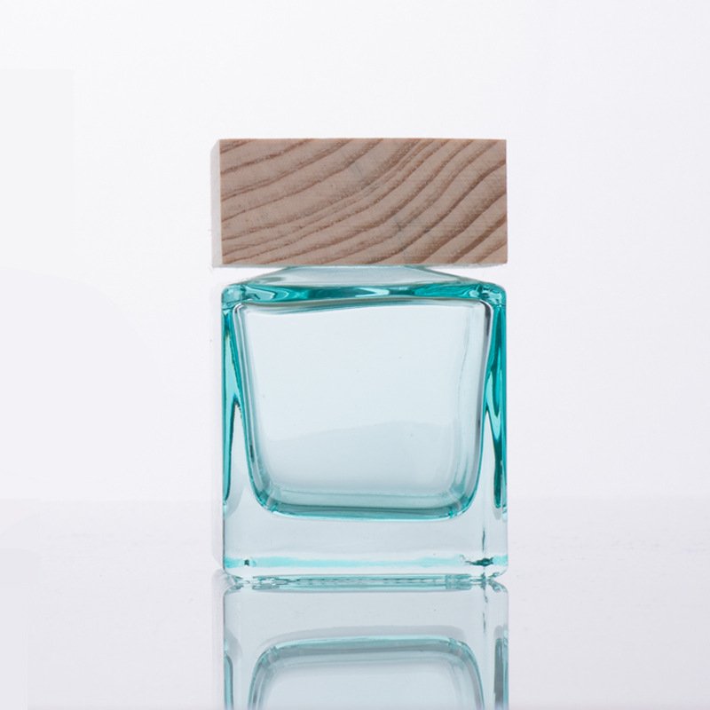 Home Decoration Empty Square Reed Diffuser Freshener Perfume Glass Bottle Aroma Oil Diffuser Bottle