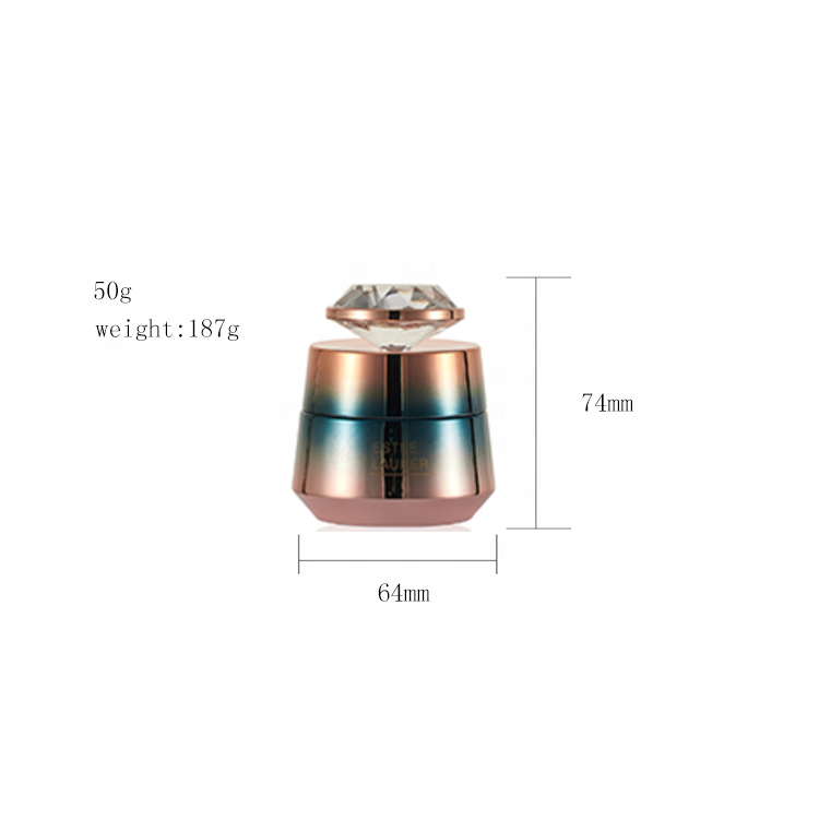 round bottle High end customized electroplating bottle Skin care product packaging cosmetic glass bottle set