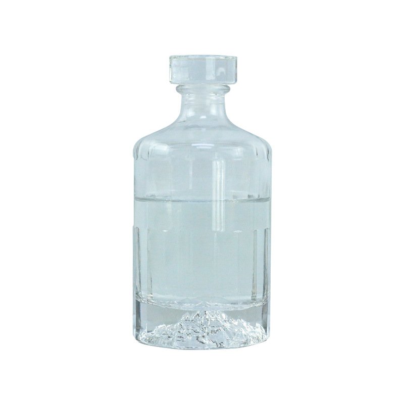 vodka glass wine bottle 30ml 40ml 50ml 100ml Clear Mini Beverage Juice Coffee Wine Whisky Spirit Liquor Glass Bottle with Lids