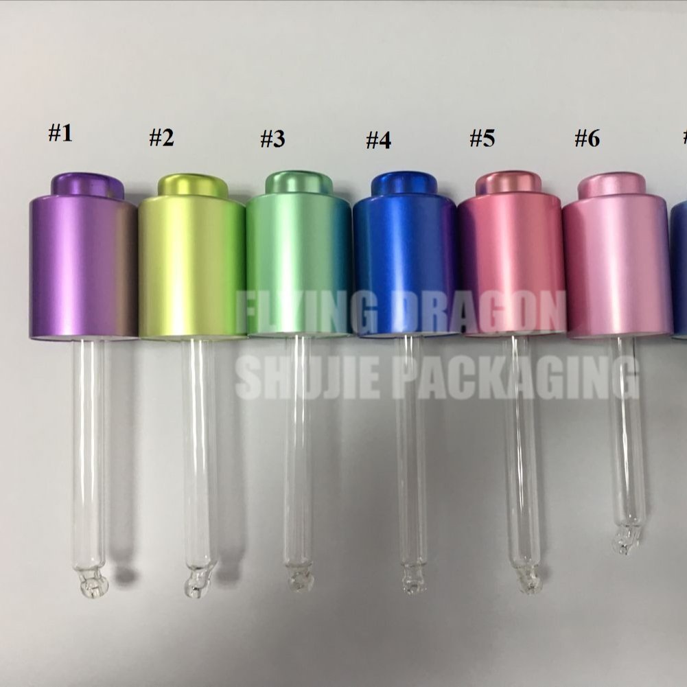 Colorful droppers, press dropper