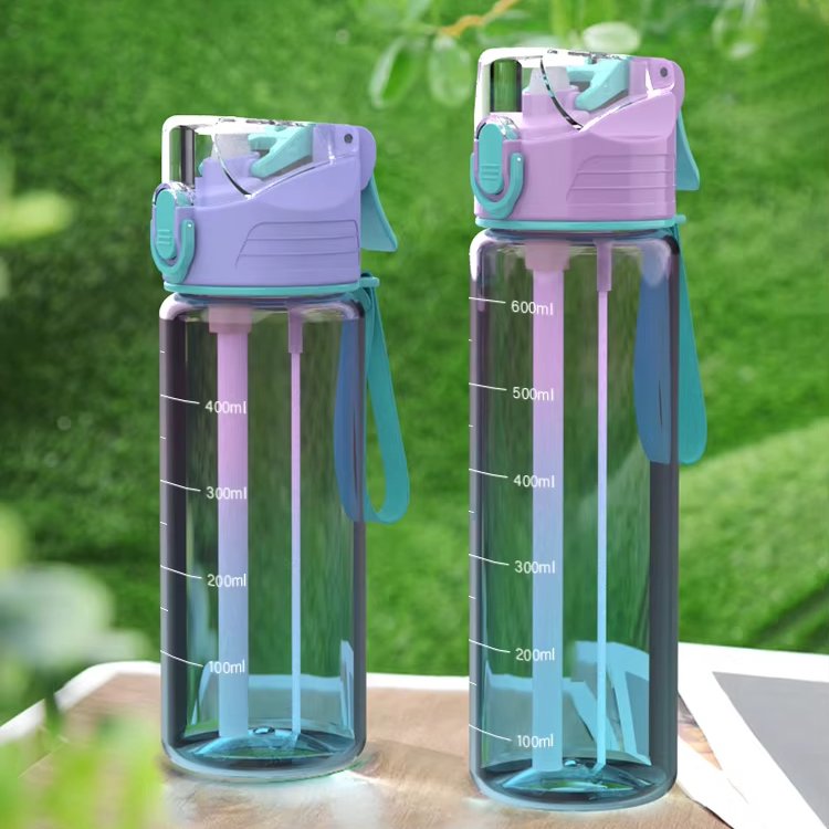 3 setAohea New bpa free kid Outdoor Smart blank sublimation neon color large capacity water bottle water bottles for school