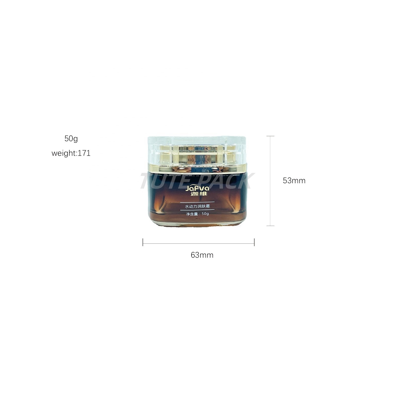 skincare glass bottle packaging set essence bottle cream jars for skin care cosmetic packaging set luxury square glass bottle