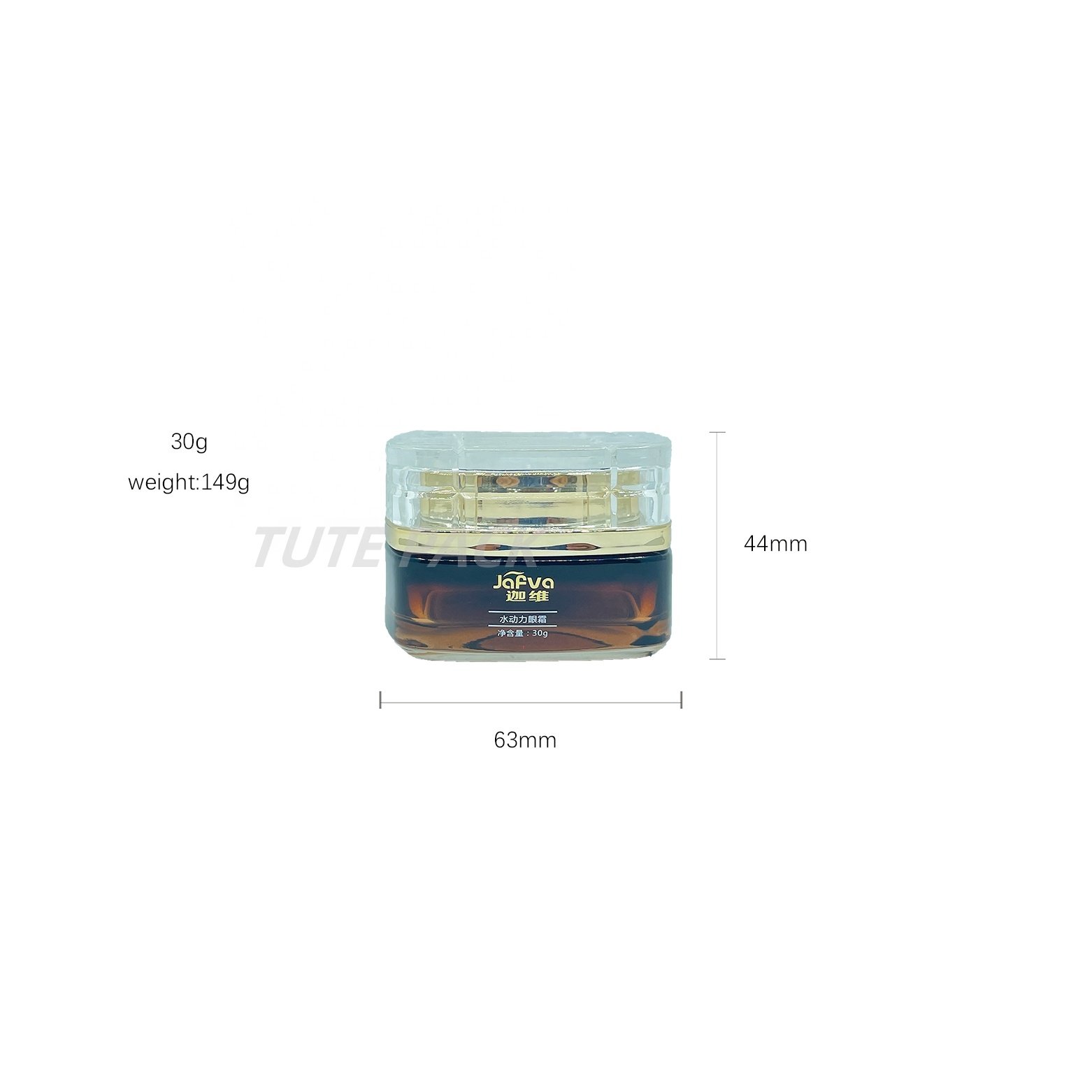 skincare glass bottle packaging set essence bottle cream jars for skin care cosmetic packaging set luxury square glass bottle