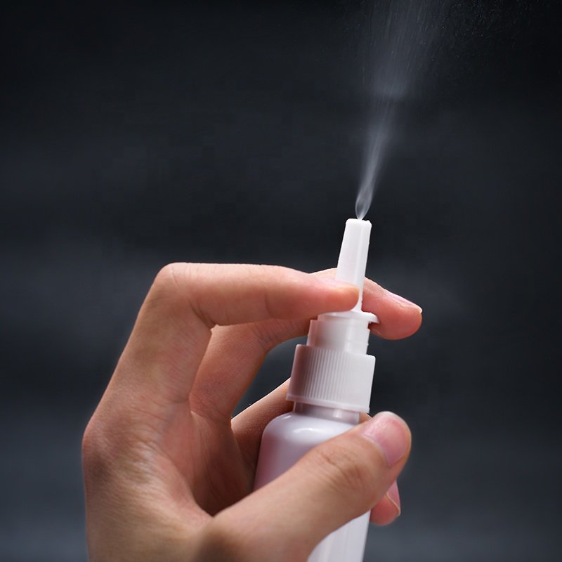 Stock 5ml 10ml 15ml 20ml 30ml 50ml 60ml 100ml clear amber cobalt blue green glass nasal spray bottle