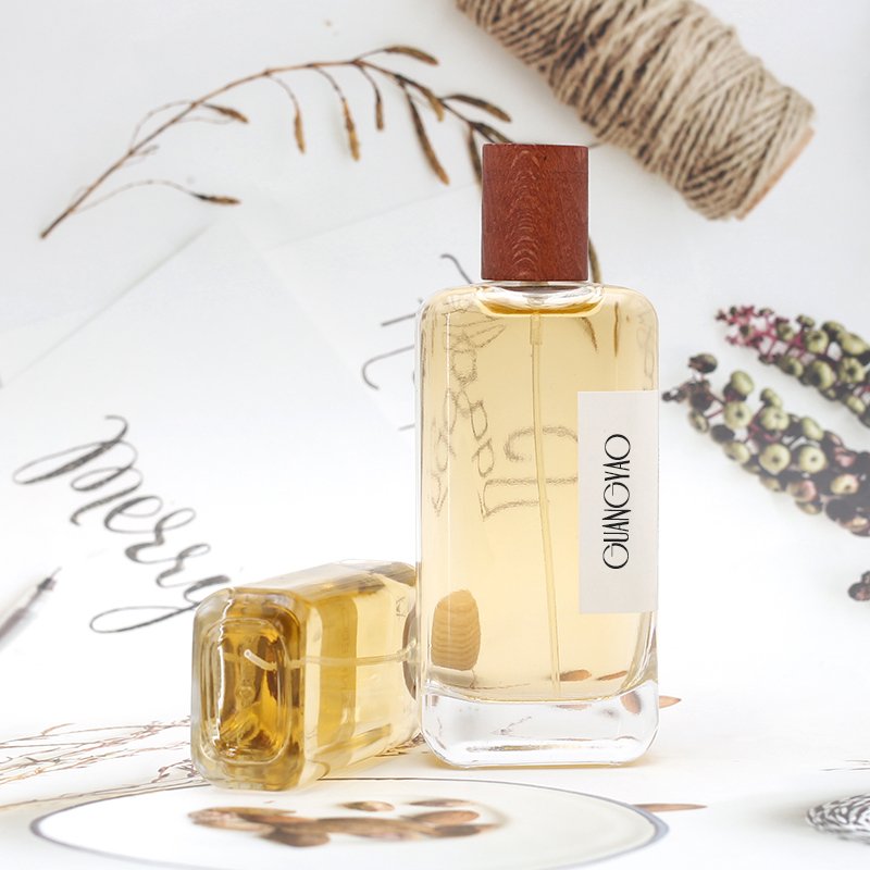 wholesale botol parfum empty Rectangular atomizer 50ml 100ml perfume glass bottle with box packing