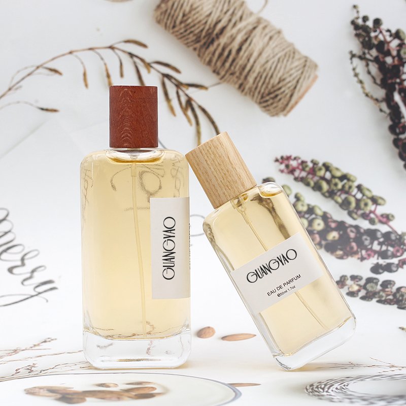 wholesale botol parfum empty Rectangular atomizer 50ml 100ml perfume glass bottle with box packing