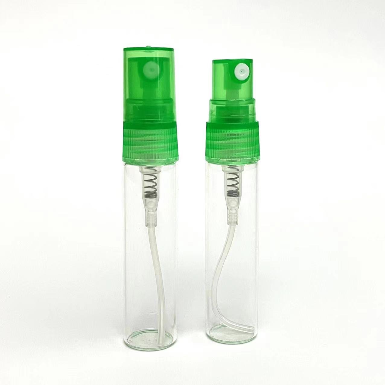 Factory direct wholesale free sample mini 5ml glass sprayer bottle perfume test bottle
