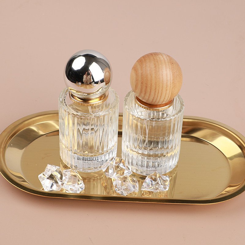 Custom Classic Clear Luxury Spray 30ml 50ml Empty Glass Perfume Bottle For Perfumes