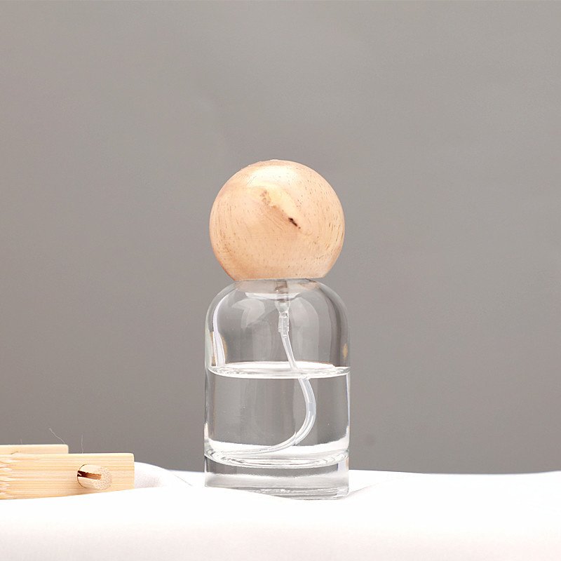 Custom Classic Clear Luxury Spray 30ml 50ml Empty Glass Perfume Bottle For Perfumes
