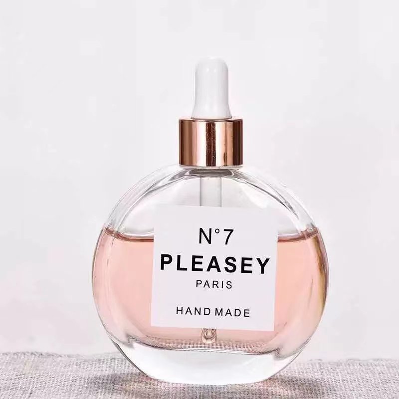 Flat Essential Oil Dropper Bottle 60ml Essence Bottle Flat Stock Solution Bottling
