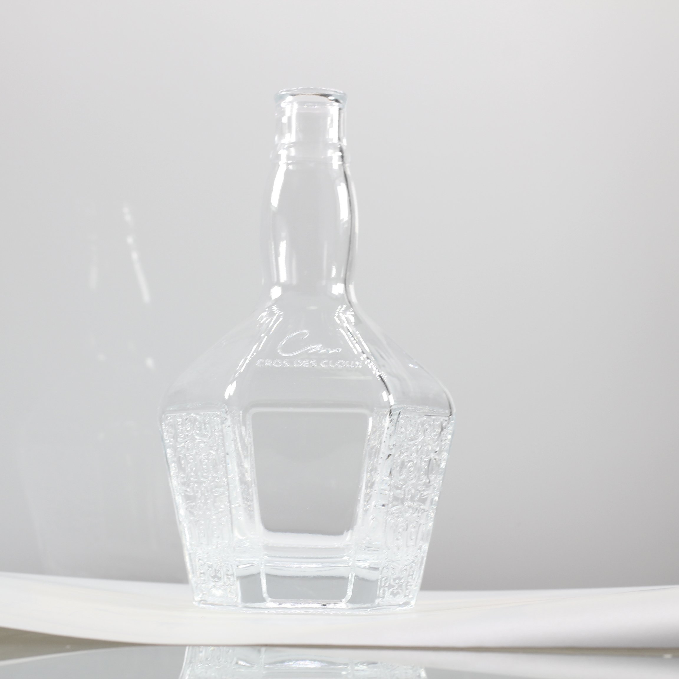 Custom Empty 500ml Wine Spirit Glass Liquor Bottle glass bottle likor brandy